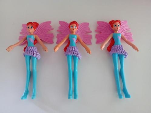 McDonalds Actie 2014 : 3 x Winx Club Bloom Dance Step Diva, Verzamelen, Poppetjes en Figuurtjes, Gebruikt, Ophalen of Verzenden