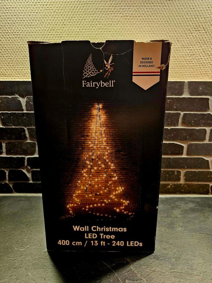 Muurkerstboom van Fairybell, 4 meter hoog, voor buiten, Diversen, Kerst, Ophalen