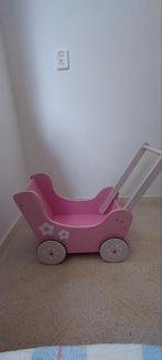 kinderwagen poppen, Kinderen en Baby's, Speelgoed | Houten speelgoed, Ophalen of Verzenden, Zo goed als nieuw