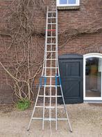 Ladder 2x14 Altrex, Doe-het-zelf en Verbouw, Ladders en Trappen, Ladder, Gebruikt, Opvouwbaar of Inschuifbaar, 4 meter of meer