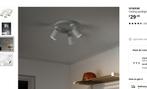 NYMÅNE Ceiling spotlight white met 3 gratis spots, Huis en Inrichting, Lampen | Spots, Metaal of Aluminium, Ophalen of Verzenden