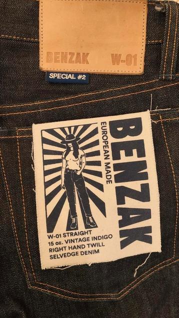 Benzak denim special 15 oz. vintage indigo selvedge jeans beschikbaar voor biedingen