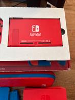 Nintendo Switch Mario Red & Blue Edition, Ophalen of Verzenden, Zo goed als nieuw