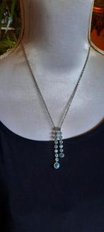 Vintage ketting  met Swarovski kristal., Sieraden, Tassen en Uiterlijk, Kettingen, Ophalen of Verzenden, Zo goed als nieuw, Overige materialen