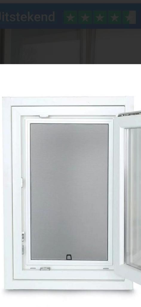 Raamhor inzethor op maat voor kunststof kozijnen, Doe-het-zelf en Verbouw, Glas en Ramen, Zo goed als nieuw, Ophalen