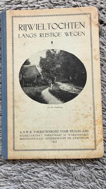 historische uitgave van ANWB over Rijwieltochten uit 1927  beschikbaar voor biedingen