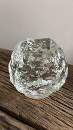 KOSTA BODA SNOWBALL KANDELAAR, hoogte 75 mm., Antiek en Kunst, Antiek | Glas en Kristal, Ophalen of Verzenden