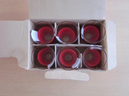 Bormioli Rocco Ypsilon Brio 6 glaasjes D6,5 H8cm, Huis en Inrichting, Keuken | Servies, Zo goed als nieuw, Glas of Glazen, Overige stijlen