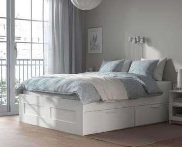 Ikea bed met lades en matras & topper