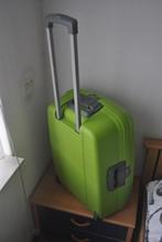 Koffer, Style, groen, Sieraden, Tassen en Uiterlijk, 35 tot 45 cm, Gebruikt, Ophalen of Verzenden, Hard kunststof