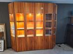 Kast vitrinekast, Huis en Inrichting, Kasten | Vitrinekasten, Ophalen of Verzenden, Gebruikt, 25 tot 50 cm, 200 cm of meer