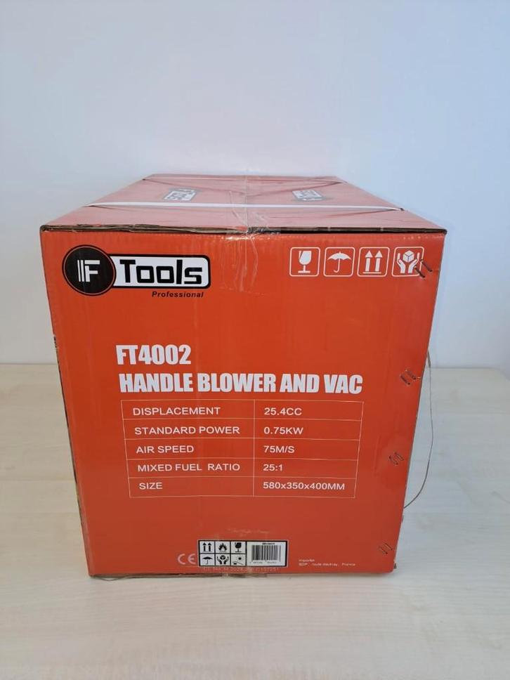F TOOLS HANDLE BLOWER AND VAC, Tuin en Terras, Bladblazers, Nieuw, Benzine, Ophalen of Verzenden