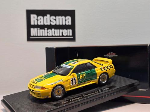 Nissan Skyline R32 1993 BP - 1:43 Ebbro, Hobby en Vrije tijd, Modelauto's | 1:43, Zo goed als nieuw, Auto, Ophalen of Verzenden