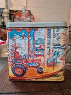 Oud "kerst" blik met kabouters, Diversen, Ophalen of Verzenden, Gebruikt