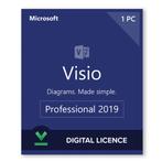 Visio 2019 Pro - PC (licentiesleutel), Nieuw, Ophalen