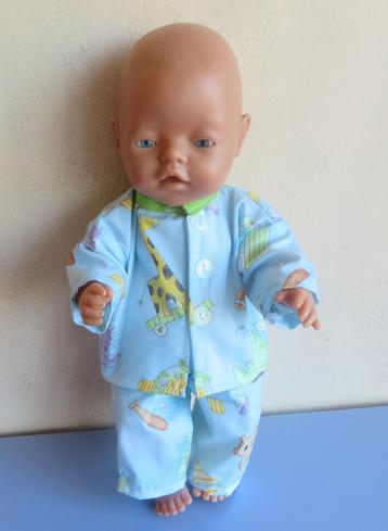 Poppenkleertjes poppenkleding Baby pop 40-43c slaapset 47 beschikbaar voor biedingen