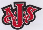 AJS stoffen opstrijk patch embleem #2, Ophalen of Verzenden, Nieuw