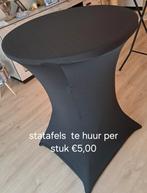 Te huur Statafels inclusief hoes voor €5,00, Ophalen of Verzenden, Zo goed als nieuw