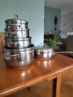 Pannen, Huis en Inrichting, Ophalen, Gebruikt, Rvs, Pannenset