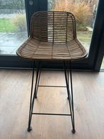 2 Mooie Barkrukken, Huis en Inrichting, Barkrukken, Ophalen, 60 tot 90 cm, Zo goed als nieuw, Riet