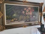 Zeer oud zeer groot olieverf schilderij foto 1 t/m 9, Antiek en Kunst, Curiosa en Brocante, Ophalen