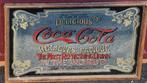 Coca Cola Spiegel Mancave Cafe, Ophalen of Verzenden, Gebruikt, Reclamebord