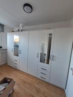 2 witte kledingkasten, Huis en Inrichting, Kasten | Kledingkasten, Ophalen, 150 tot 200 cm, Zo goed als nieuw, 150 tot 200 cm