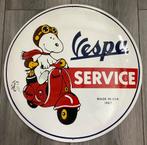 Emaille bord VESPA service formaat 50 cm doorsnede gebold, Ophalen of Verzenden, Zo goed als nieuw