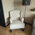 Gecapitonneerde Landelijke Fauteuil, Huis en Inrichting, Fauteuils, Ophalen, 75 tot 100 cm, Stof, 50 tot 75 cm