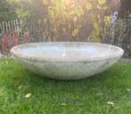 Perfecte betonnen bloembak, plantenbak, schaal. Mooi patina, Ophalen, Minder dan 30 cm, Rond, Tuin