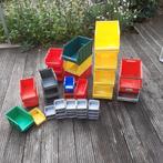 Magazijnbakjes - 43 stuks - Diverse afmetingen, Ophalen, Gebruikt