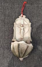 Antieke klein Jezus Christus Wijwaterbakje Parijs Porselein, Verzenden