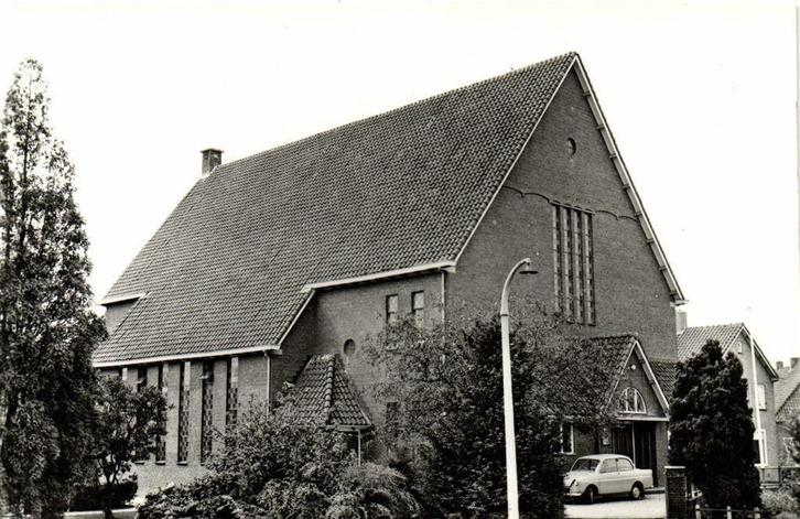 Wierden, Geref. Kerk - auto - ongelopen, Verzamelen, Ansichtkaarten | Nederland, Ongelopen, Noord-Brabant, Voor 1920, Ophalen of Verzenden