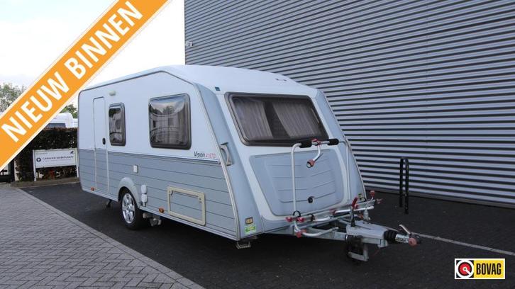 Kip Vision Special 41 ETD Hefdak + mover + luifel, Caravans en Kamperen, Caravans, Bedrijf, tot en met 3, 750 - 1000 kg, Treinzit