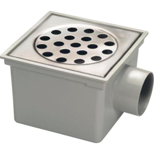 Nieuw Berg van den Abs emmerput 20x20cm met zij uitlaat rvs, Doe-het-zelf en Verbouw, Sanitair, Nieuw, Douche, Rvs, Ophalen of Verzenden