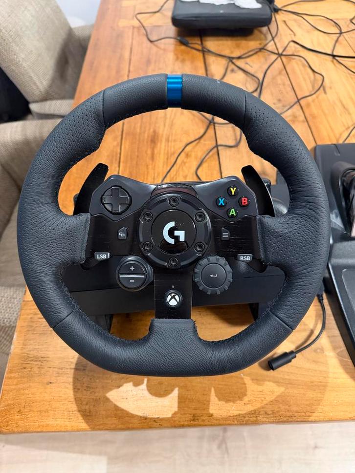 Logitech G923 TRUEFORCE Racing set, Spelcomputers en Games, Spelcomputers | Xbox | Accessoires, Zo goed als nieuw, Xbox Original