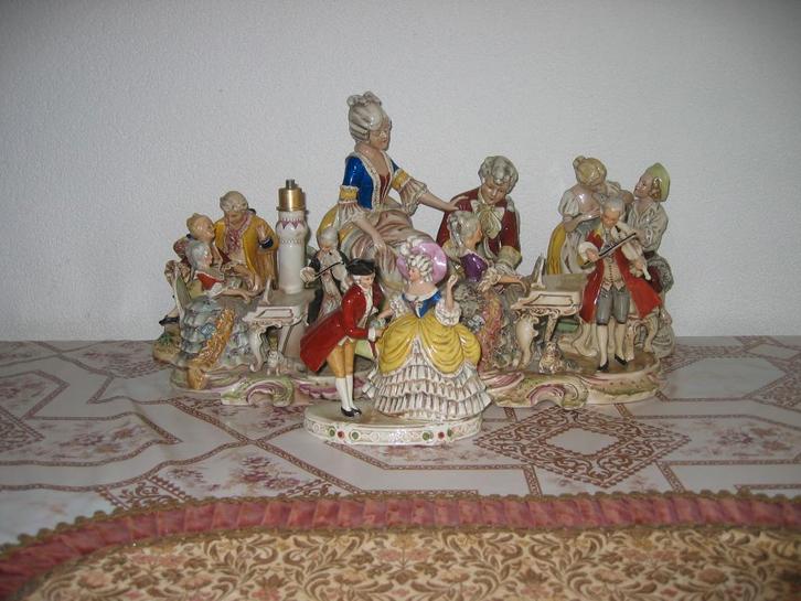 div duits porseleine beelden met keurmerk koopje s, Antiek en Kunst, Antiek | Porselein, Ophalen of Verzenden