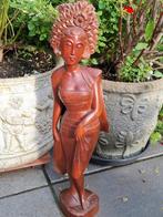 Prachtig Balinees houtsnijwerk Balinese prinses 64 cm, Antiek en Kunst, Ophalen of Verzenden