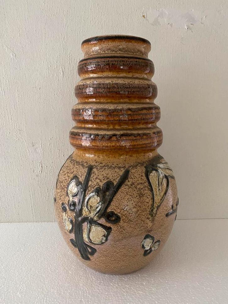 Grote Scheurich keramiek vaas , jaren 60, Huis en Inrichting, Woonaccessoires | Vazen, Gebruikt, Overige kleuren, Minder dan 50 cm