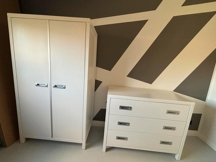 Complete Babykamer - Ledikant, Commode & Kast, Huis en Inrichting, Kasten | Ladekasten, Gebruikt, 150 tot 200 cm, 100 tot 150 cm