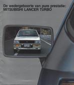 Brochure Mitsubishi Lancer Turbo 1981, Ophalen of Verzenden, Gelezen, Mitsubishi