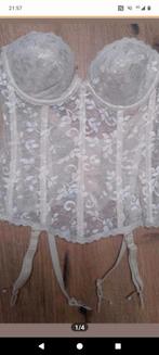Crème Kleurig corset maat 34b carnival 1x gedragen, Kleding | Dames, Ophalen of Verzenden, Zo goed als nieuw, Beige, Accessoires
