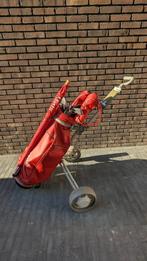 Complete golfset (verkort) incl. putter en golftrolley, Ophalen, Gebruikt, Set, Overige merken
