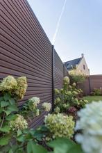 Composiet schutting €195 p/m inclusief montage, Ophalen, Kunststof, 1 tot 2 meter, Minder dan 3 meter