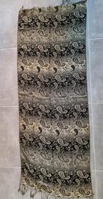 Goudkleurig zwart sjaal, Kleding | Dames, Ophalen of Verzenden, Zo goed als nieuw, Maat 46/48 (XL) of groter, Sjaal