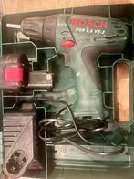 Bosch PSR 9,6 VE-2 Boor-Schroefmachine (defecte accu), Doe-het-zelf en Verbouw, Gereedschap | Boormachines, Gebruikt, Variabele snelheid