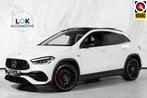 Mercedes GLA-klasse AMG 45 S 4MATIC+ PANO|MEMORY|BURM|KUIPST, Gebruikt, Zwart, 4 cilinders, Wit