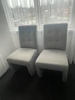 Twıj grıjze Stoelen met wielen, Huis en Inrichting, Fauteuils, Ophalen, Zo goed als nieuw, Minder dan 75 cm, 50 tot 75 cm