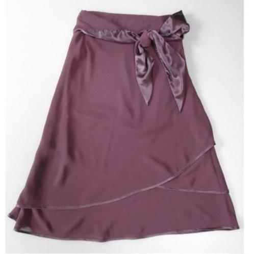 Aubergine feestelijke rok 38/M, Kleding | Dames, Rokken, Zo goed als nieuw, Maat 38/40 (M), Paars, Onder de knie, Verzenden