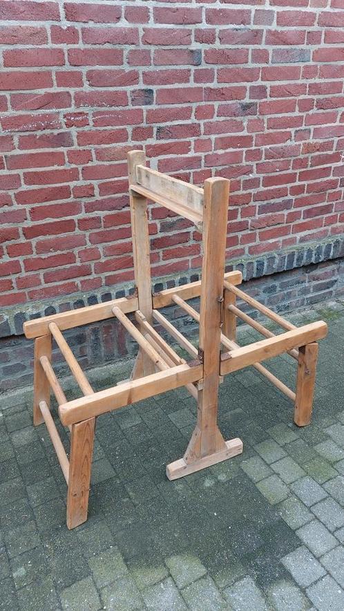 Oude houten wasbok, wastobbe, wasrek, Antiek en Kunst, Antiek | Gereedschap en Instrumenten, Ophalen
